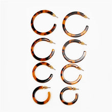 Load image into Gallery viewer, 17KM Fashion Acrylic Shell Earrings Set For Women Bohemian Leopard Tassel Long Stud Earrings 2019 Brincos Geometric Jewelry