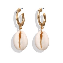 Load image into Gallery viewer, 17KM Fashion Acrylic Shell Earrings Set For Women Bohemian Leopard Tassel Long Stud Earrings 2019 Brincos Geometric Jewelry