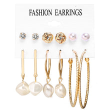 Load image into Gallery viewer, 17KM Fashion Acrylic Shell Earrings Set For Women Bohemian Leopard Tassel Long Stud Earrings 2019 Brincos Geometric Jewelry